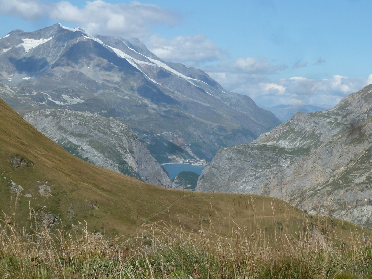 Vue du col de l'Iseran - Tignes