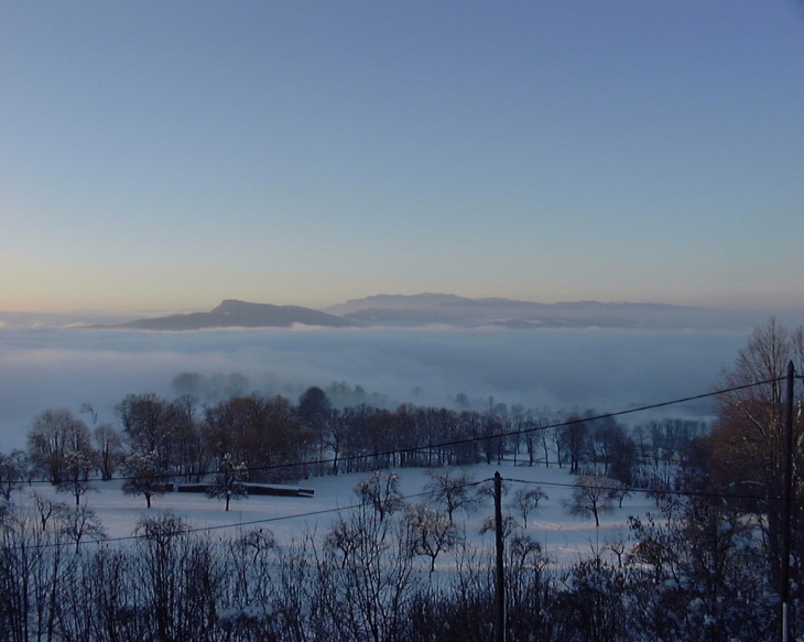 Mer de nuage vue de St Victor - Trévignin