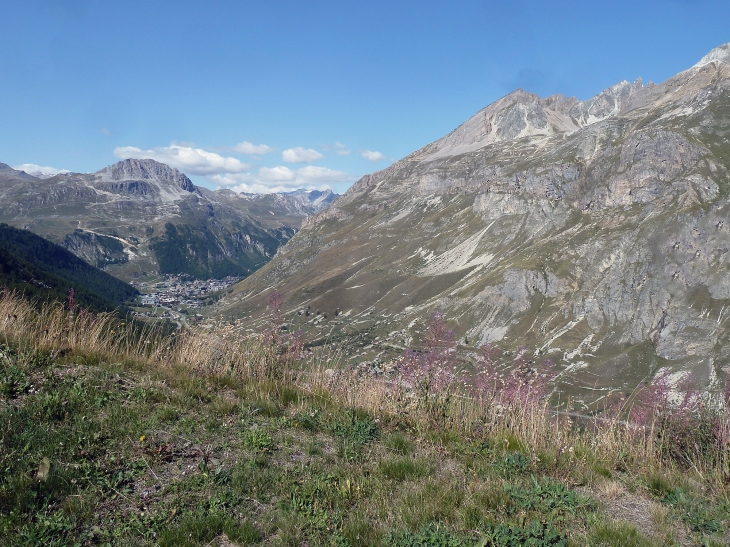 Vue du col de l'Iseran - Val-d'Isère