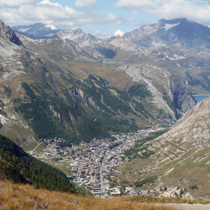 Vue du col de l'Iseran - Val-d'Isère