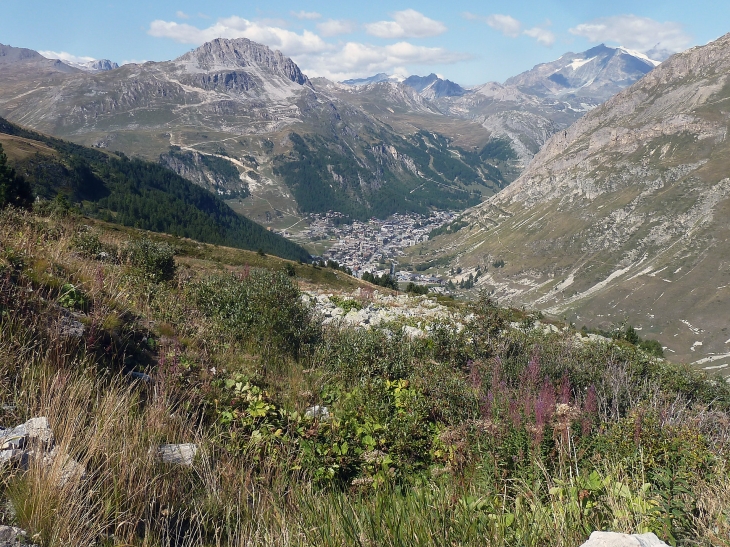 Vue du col de l'Iseran - Val-d'Isère
