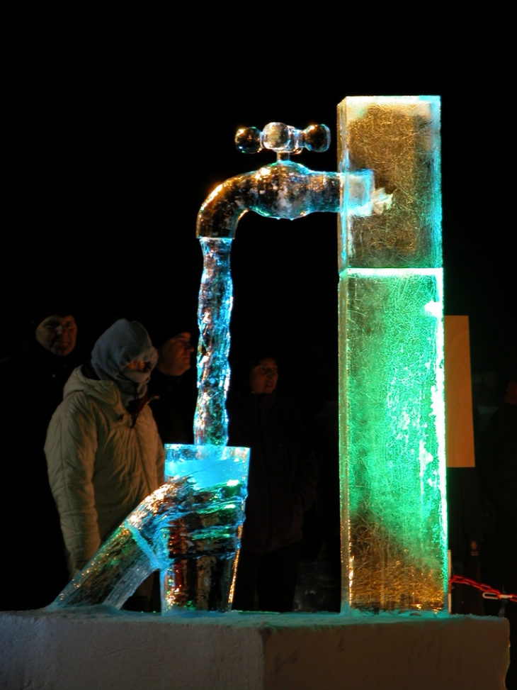 Sculpture sur glace - Valloire