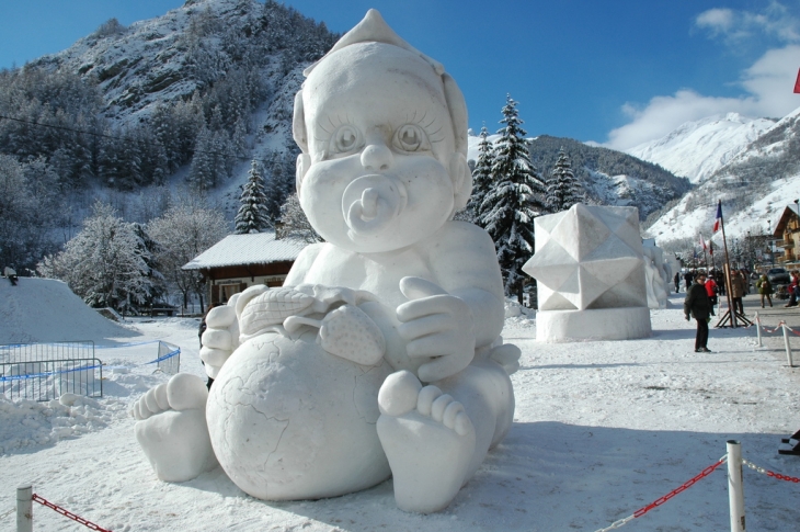 Sculpture sur neige - Valloire