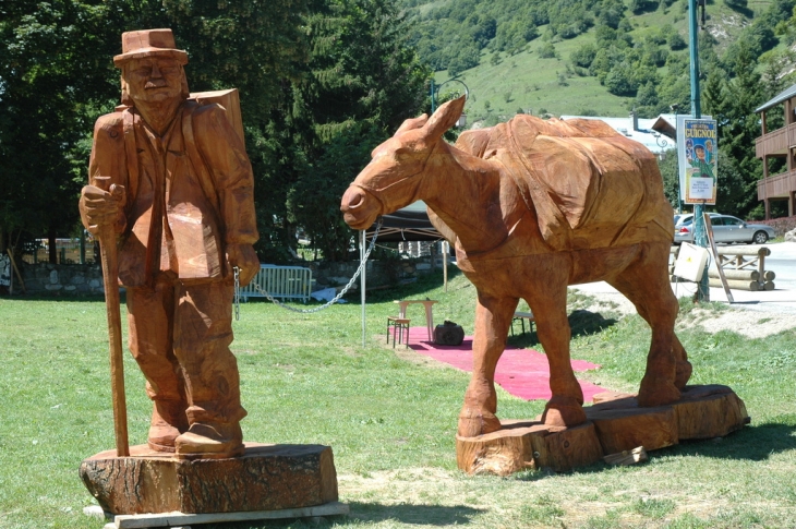 Sculpture sur bois - Valloire