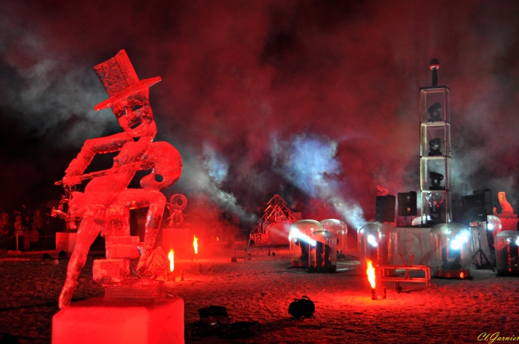 L'Art - Sculpture sur glace - Valloire 2015 - Les Verneys