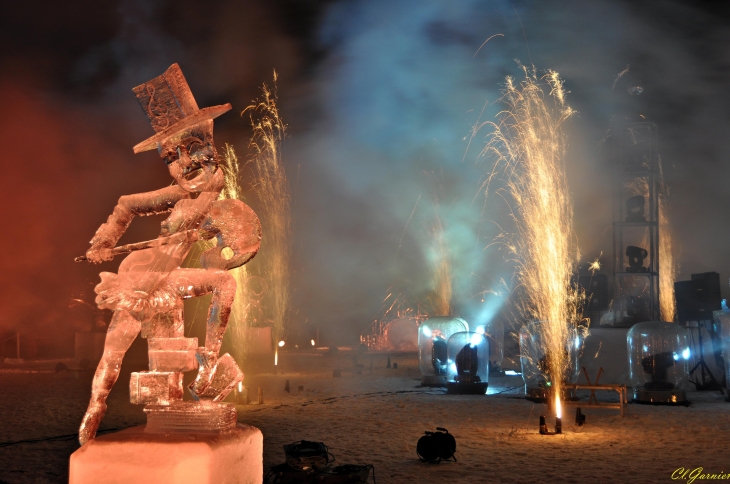 L'Art - Sculpture sur glace - Valloire 2015 - Les Verneys