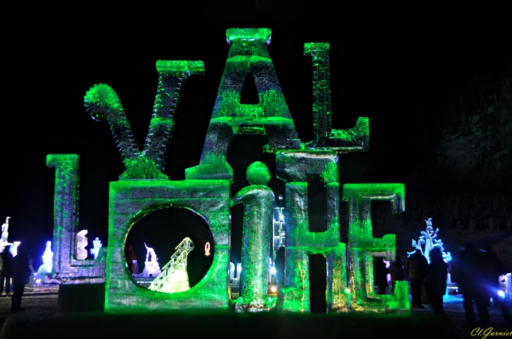 Sculpture sur glace - Valloire 2015 - Les Verneys