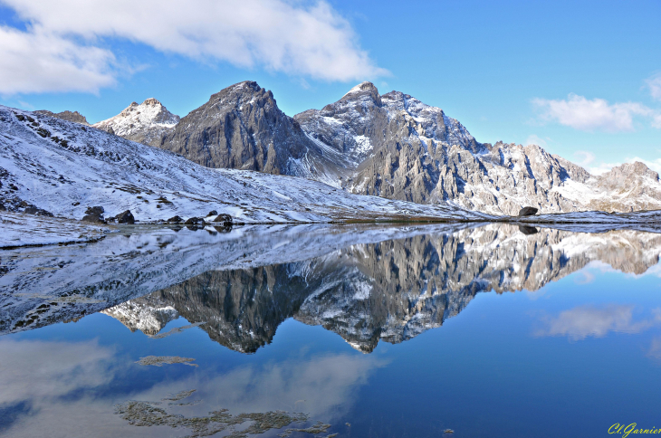 Reflet Gd Galibier - Lac des Cerces - Valloire