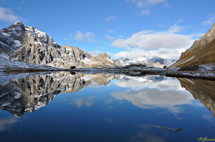 Reflet Gd Galibier - Lac des Cerces - Valloire