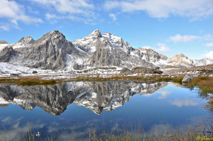 Reflet Gd Galibier - Lac des Cerces - Valloire